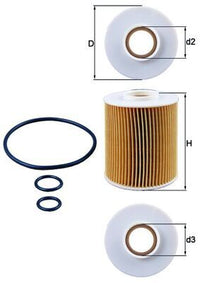 Eļļas filtrs - OX 163/4D