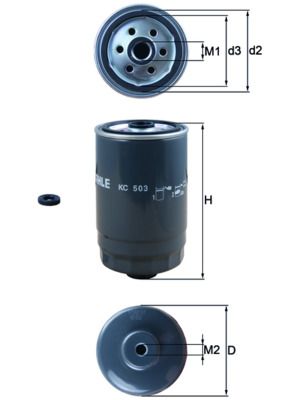Degvielas filtrs - KC 503D