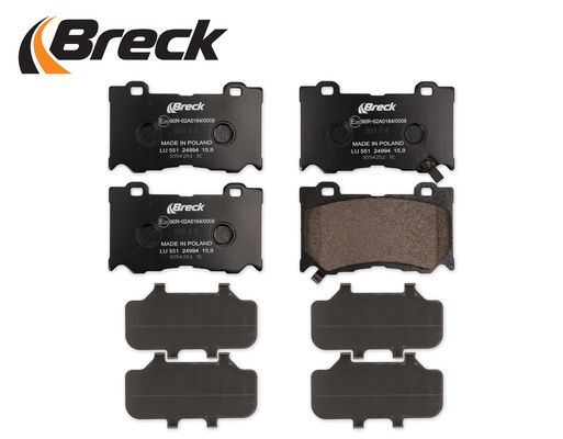 Bremžu kluču komplekts, Disku bremzes - 24994 00 551 00