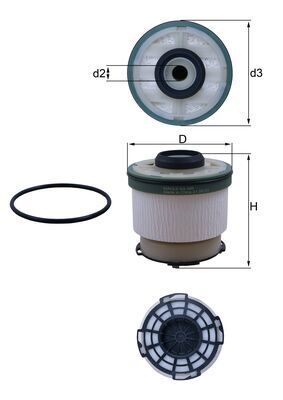 Degvielas filtrs - KX 385D