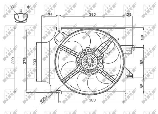 Ventilators, Motora dzesēšanas sistēma - 47748