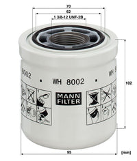Hidraulikas filtrs - WH 8002