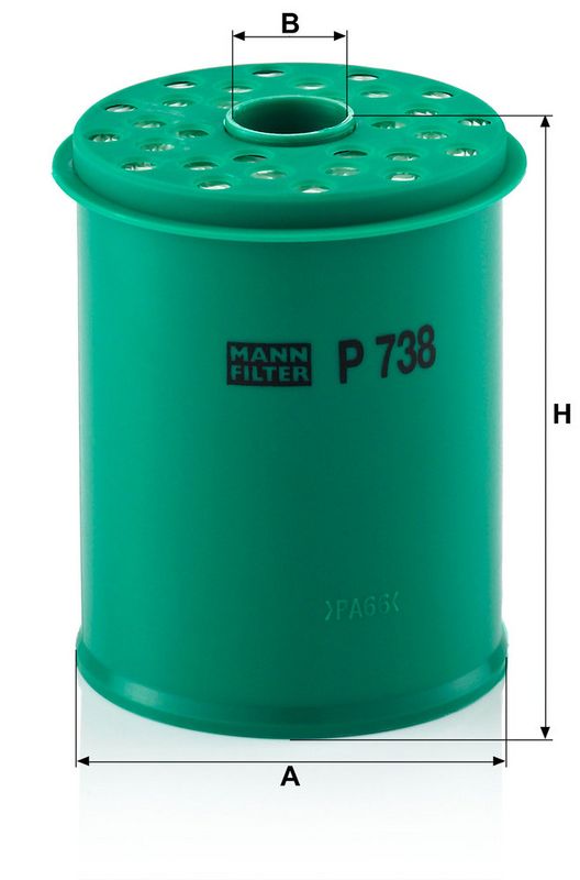 Polttoainesuodatin - P 738 x