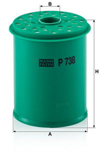 Polttoainesuodatin - P 738 x