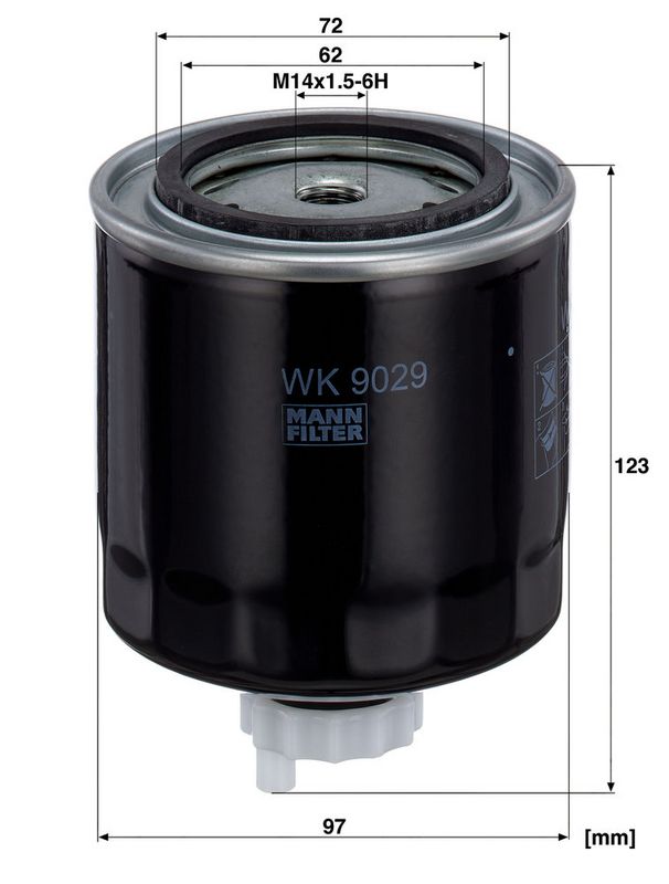 Degvielas filtrs - WK 9029