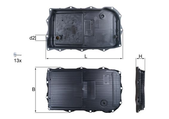 Hidraulikas filtrs, Automātiskā pārnesumkārba - HX 184KIT
