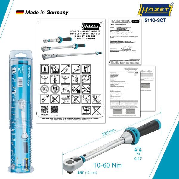 Griezes momenta mērīšanas instrumenti - 5110-3CT