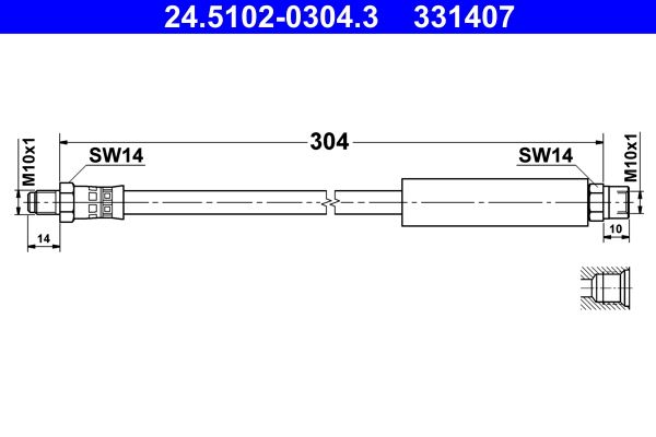 Jarruletku - 24.5102-0304.3
