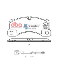 DBA SSEV STREET SERIES BRAKE PADS | Front Axle - DB15102SSEV
