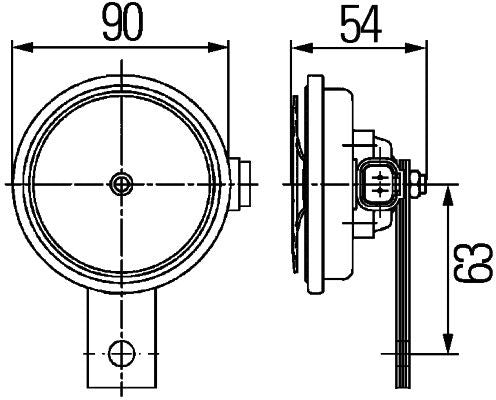 Äänitorvi - 3AL 922 200-761