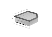 Gaisa filtrs - LX 1289/1