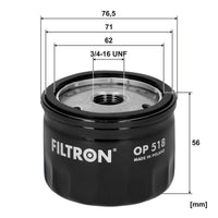 Eļļas filtrs - OP 518