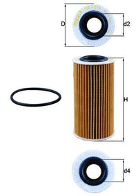 Eļļas filtrs - OX 1076D