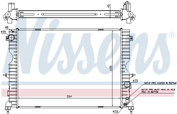 Jäähdytin,moottorin jäähdytys - 64312A