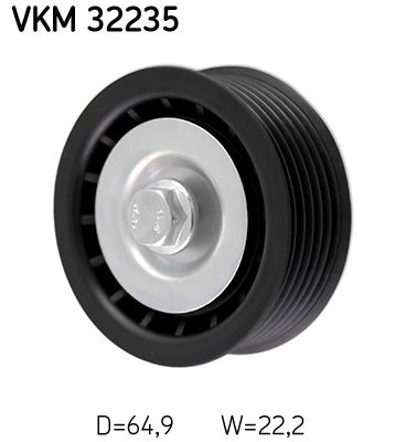 Ohjainrulla, moniurahihna - VKM 32235