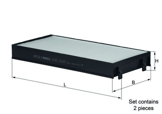 Salona filtrs - LA 221/S