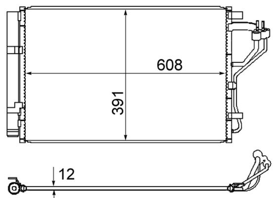 Lauhdutin, ilmastointilaite - AC 867 000S