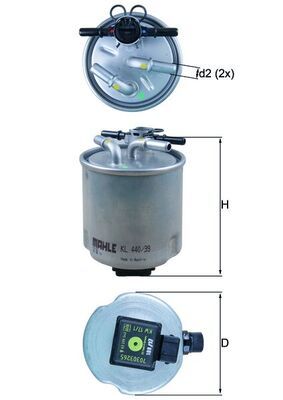 Degvielas filtrs - KL 440/39