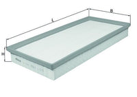 Gaisa filtrs - LX 1004