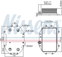 Eļļas radiators, Motoreļļa - 91445