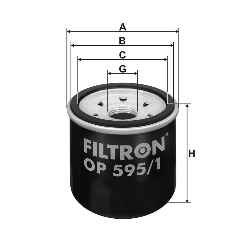 Eļļas filtrs - OP 595/1
