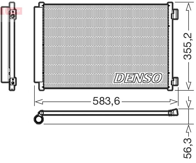 Lauhdutin, ilmastointilaite - DCN09146