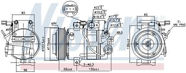 Kompressori, ilmastointilaite - 890687