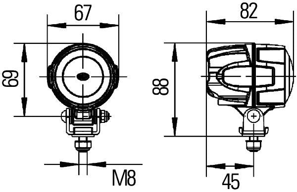 Työvalo - 1G0 995 050-051