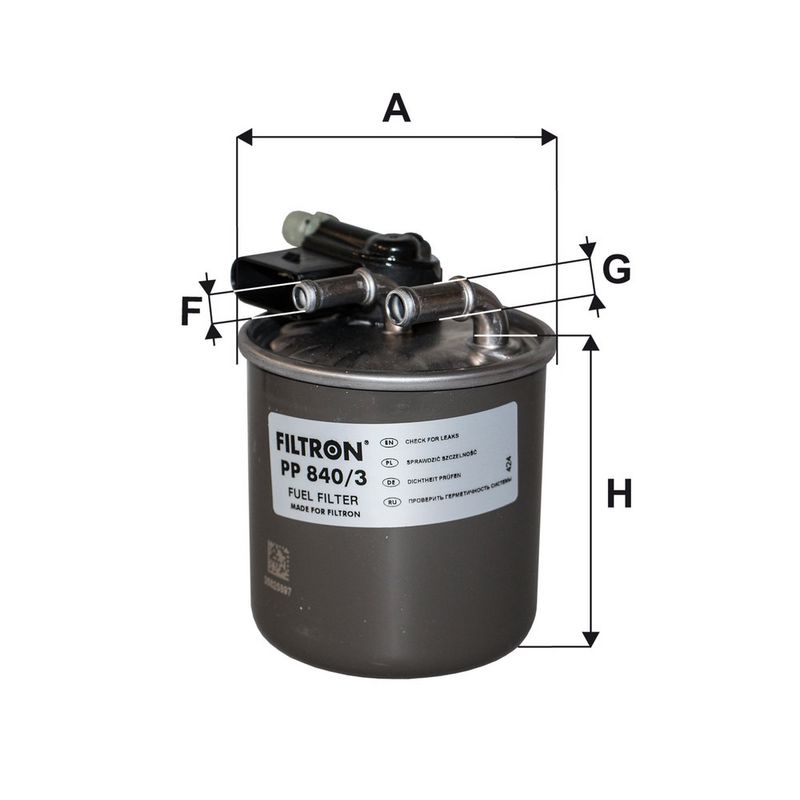 Degvielas filtrs - PP 840/3
