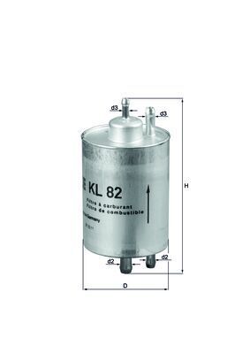 Degvielas filtrs - KL 82
