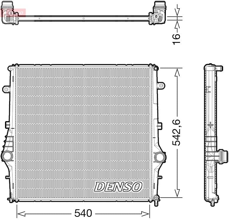 Motora dzesēsanas radiators - DRM01008