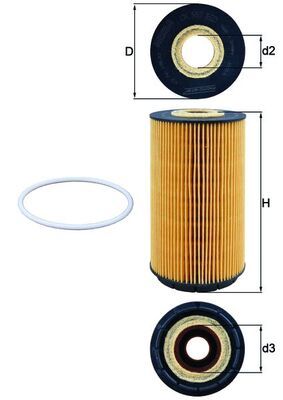 Eļļas filtrs - OX 557D