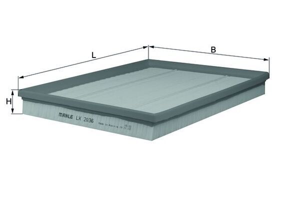 Gaisa filtrs - LX 2036