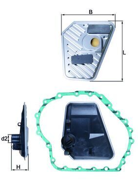 Hydrauliikkasuodatin, automaattivaihteisto - HX 168D