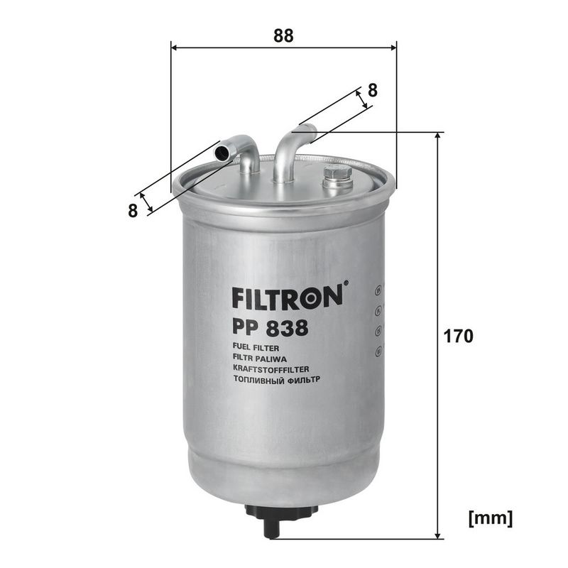 Degvielas filtrs - PP 838