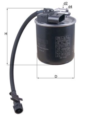 Degvielas filtrs - KL 912