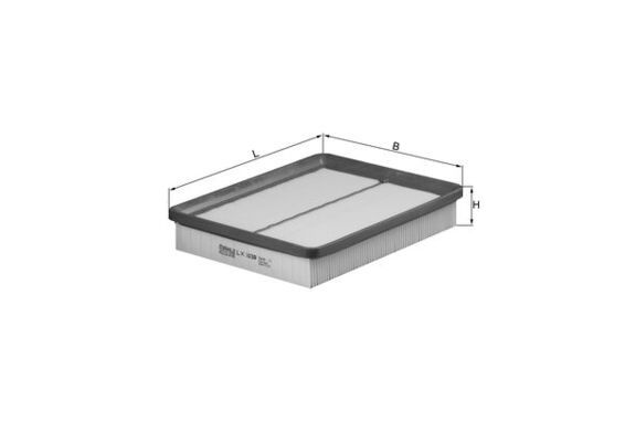 Gaisa filtrs - LX 1039