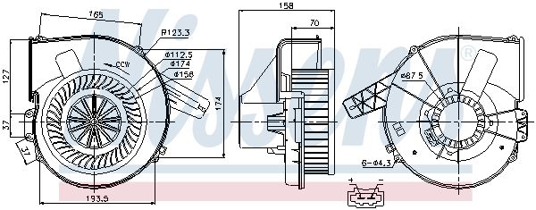 Sisätilapuhallin - 87028