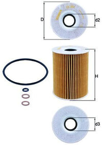 Eļļas filtrs - OX 254D2