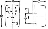 Pagrieziena signāla lukturis - 2BA 002 652-121