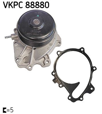 Vesipumppu, moottorin jäähdytys - VKPC 88880