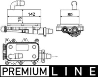 Öljynjäähdytin, autom. vaihteisto - CLC 18 000P