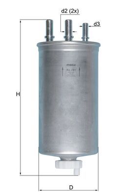 Degvielas filtrs - KL 781