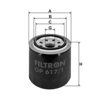 Eļļas filtrs - OP 617/1
