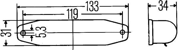 Lasīšanas apgaismojuma spuldze - 2AB 001 208-001