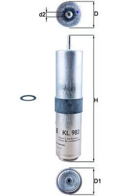 Degvielas filtrs - KL 983D