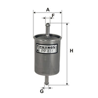 Degvielas filtrs - PP 831