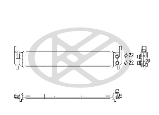 Motora dzesēsanas radiators - PL443513