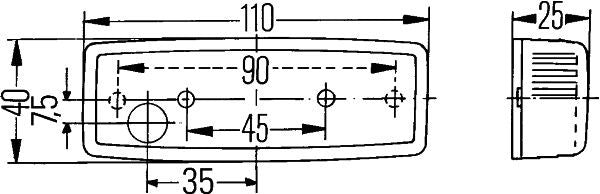 Gabarītlukturi - 2PG 006 717-027