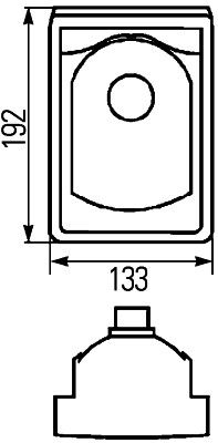 Pagrieziena signāla lukturis - 2BA 008 805-211